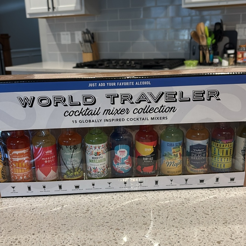 World Traveler Cocktail Mixer Collection